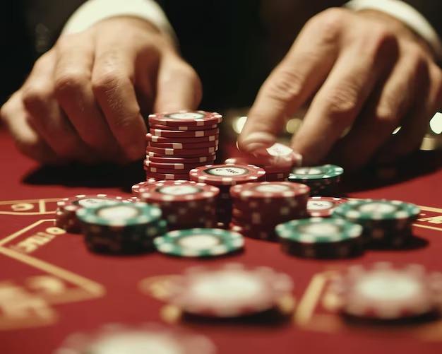 logototo live casino dealer studio with multiple camera angles